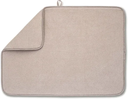 Vista 12 de Bellemain Tapete XXL para platos de 24 x 17 pulgadas (el tapete más grande) de microfibra, súper absorbente (gris)