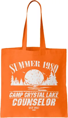Vista 15 de Camp Crystal Lake Scenery - Bolsa reutilizable para comestibles con máscara Jason (negro)