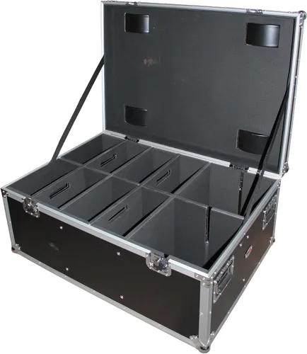 Vista 3 de ProX XS-PARU612W Par Can Utility Case W-Wheels puede contener 6 luces LED grandes o 12 delgadas Par
