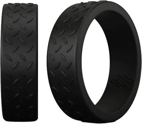 Vista 37 de Knot Theory - Anillo de boda de silicón para hombres y mujeres Anillos de goma finos de calidad superior con gran estilo, comodidad; son ideales