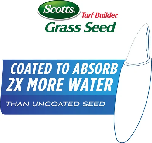 Vista 4 de Scotts Turf Builder - Mezcla multiusos de calidad para semillas de césped para áreas soleadas y sombreadas, 20 libras.