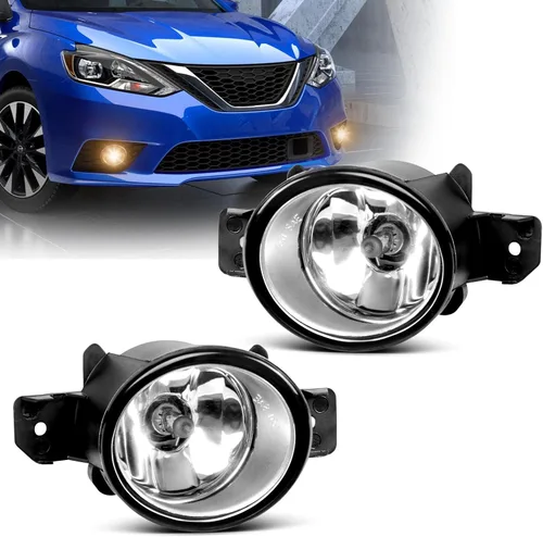Vista 9 de Kit de repuesto de luces antiniebla para Nissan Altima Sedan 2013 2014 2015, montaje de luces antiniebla con lente transparente, interruptor