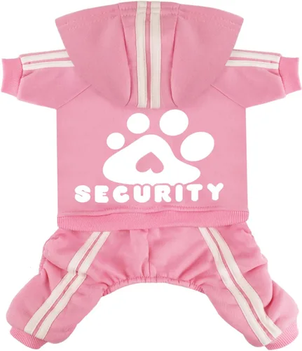 Vista 10 de Sudadera de seguridad con capucha para perros de 4 patas - Mono con sudadera - Sudaderas - Ropa suave y cálida para perros - Suéter con capucha