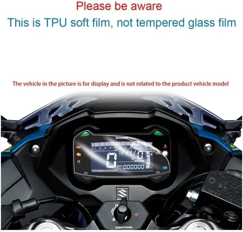 Vista 3 de Protector de pantalla para motocicleta, accesorios de motocicleta para instrumento de película protectora para Y&amaha MT-07 FZ-07 MT07 FZ07 MT FZ