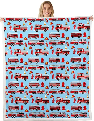 Vista 18 de Erosebridal Manta de forro polar con diseño de camiones y excavadoras, de 40 x 50 pulgadas, color amarillo, para niños, niños, adolescentes