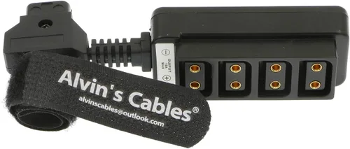 Vista 13 de Alvin's Cables D-tap - Cable divisor Dtap macho a 4 puertos hembra macho a 4 puertos hembra Splitter Hub Cable de alimentación para ARRI RED Teradek