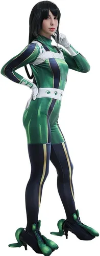Vista 2 de miccostumes Disfraz de héroe de anime para mujer, traje de batalla impreso en 3D