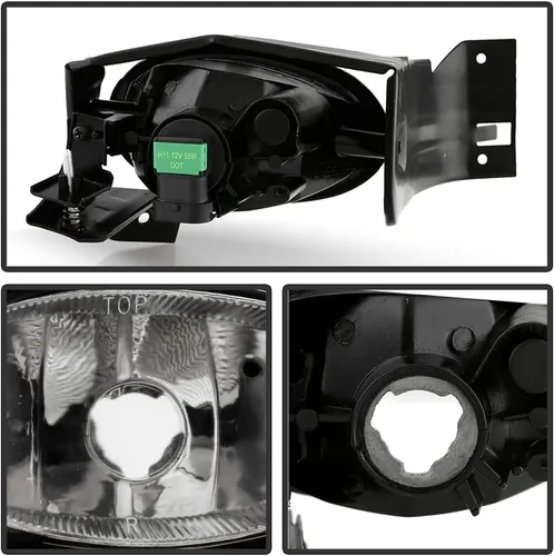 Vista 3 de ACANII - Para Honda Accord Coupe 2008-2010 luces antiniebla con conjunto de interruptor lado del conductor y del pasajero
