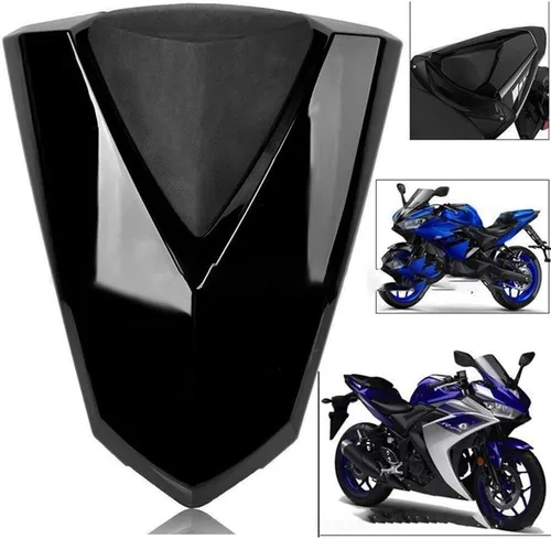 Vista 6 de Motorcycle Rear seat Fairing Motorcycle Rear Seat Rear Passenger Fairing Seat Cover Rear Seat for Y&AMAHA MT03 MT25 YZF R3 YZF R25 2013-2020