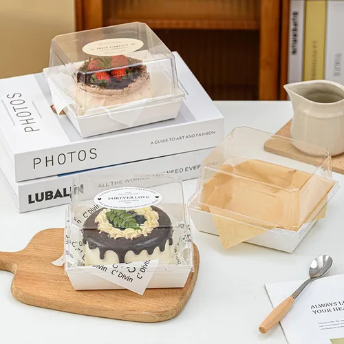 Vista 3 de Hojas de papel encerado marrón, 100 unidades de 7 x 7 pulgadas para cestas de alimentos para pasteles, postres, forros de alimentos para cajas