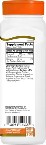 Vista 2 de 21st Century C 1000 mg comprimidos 110