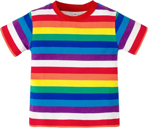 Vista 24 de Magic Park 6M-14Y Camiseta de manga corta y larga para bebés, camiseta de manga larga para niños, camisetas de color sólido para niños y niñas