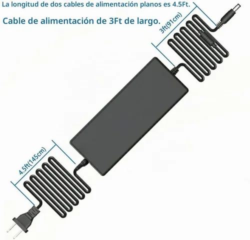 Vista 3 de Adaptador de fuente de alimentación AC/DC, reemplazo del cable de cargador para Silhouette Cameo 1 2 3 4 SD Retrato Studio Machine Herramienta