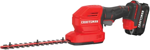 Vista 8 de CRAFTSMAN V20 - Kit de recortadora de césped manual inalámbrica y mini cortasetos (CMCSS800C1)