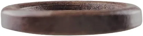 Vista 4 de MTCELL 50 botones clásicos de madera, 1 pulgada (0.984 in) de diámetro, marrón, para proyectos de costura