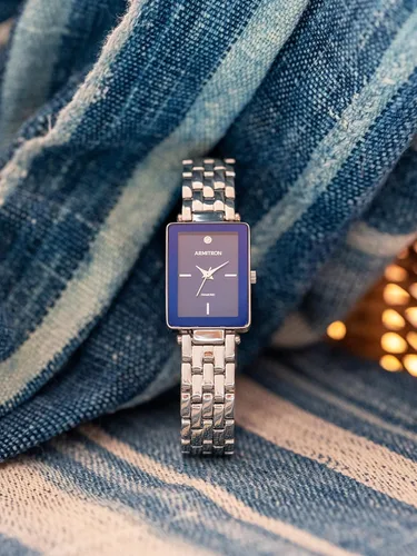 Vista 2 de Armitron Reloj de pulsera con esfera de diamante genuino para mujer 755769