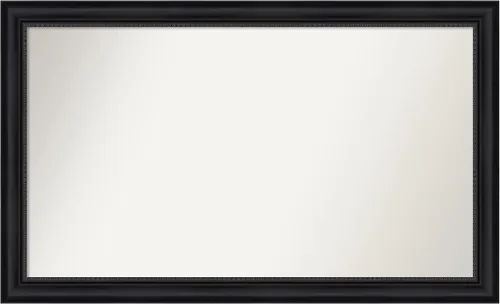 Vista 54 de Amanti Art Espejo personalizado, espejo de baño negro Astor, espejo de pared o espejo de tocador de baño sobre el fregadero (25 x 25 pulgadas)