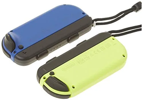 Vista 3 de Nintendo Joy-Con (LR) Wireless Controllers for Nintendo Switch - Neon Blue Neon Yellow (Renewed)