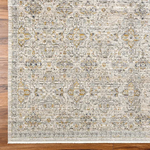 Vista 8 de Livabliss x Becki Owens Margaret - Alfombra vintage lavable para exteriores, 2 pies 7 pulgadas x 7 pies 3 pulgadas, gris medio, (7 pies y menos)