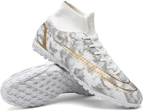 Vista 4 de Botas de fútbol para hombre zapatos de fútbol profesionales de alta calidad transpirables atléticas para interiores y exteriores