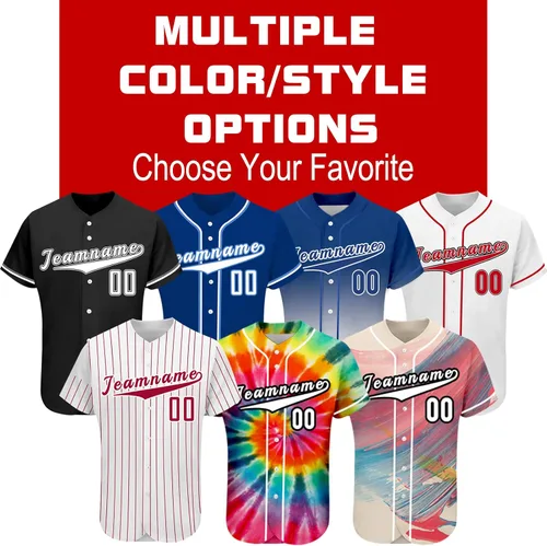 Vista 3 de Camiseta de béisbol personalizada para hombre, a rayas, con botones, cosidas, para mujeres, jóvenes, niños, uniforme deportivo