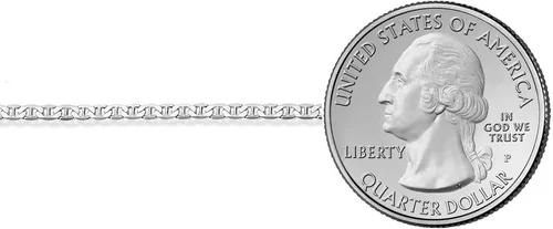 Vista 3 de Savlano Collar de plata de ley 925 de 0.071 in de plata de ley italiana para hombres y mujeres, fabricado en Italia, viene con una caja de regalo