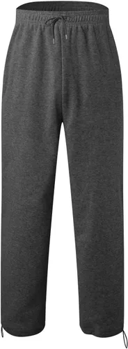 Vista 2 de Pantalones deportivos para hombre, ajuste holgado, pantalones deportivos para hombre, pantalones deportivos de ajuste holgado con cordón y bolsillo