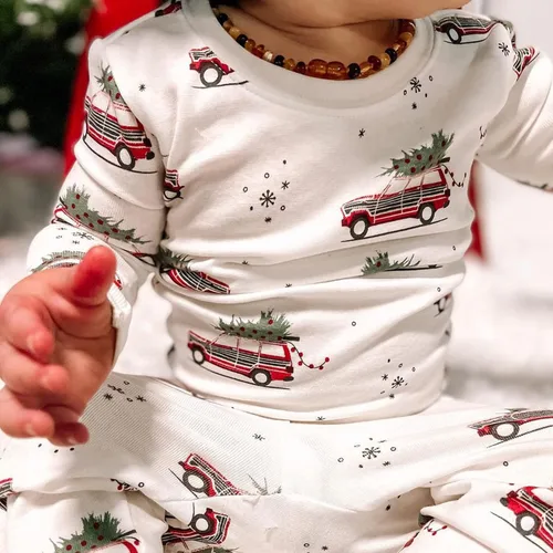 Vista 3 de Conjunto de sudadera de calabaza y pantalón para bebé y niño, de manga larga