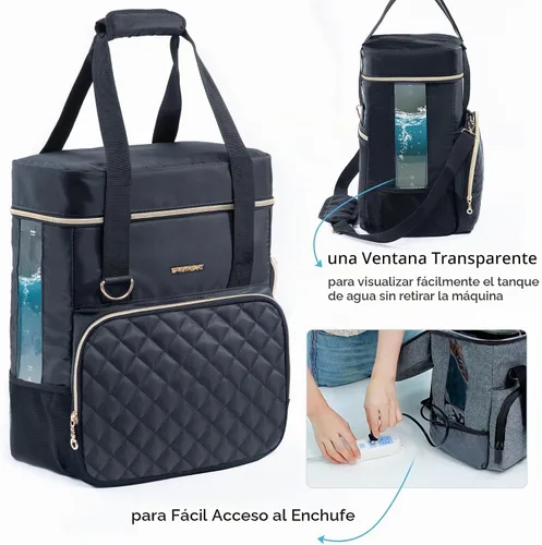 Vista 2 de SFYBYHEART Estuche de transporte compatible con Baby Brezza Formula Pro Advanced Formula Pro - Bolsa de transporte para mezclador de fórmula