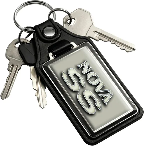 Vista 62 de Brotherhood Car Key Chain for Nova - Classic Models Keychain for Men and Blanco antiguo - Personalizado 1975