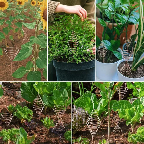 Vista 5 de Plantilla de bobinado de bobina para electrocultivo Jardinería Fibonacci Bobina de bobinado para electrocultivo Antena de jardinería de cobre