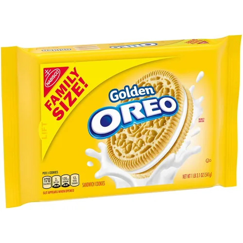 Vista 13 de OREO Galletas Golden Sandwich, tamaño familiar, paquetes de 12 - 19.1 onzas