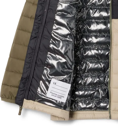 Vista 3 de Columbia Powder Lite - Chaqueta de invierno con capucha para niños