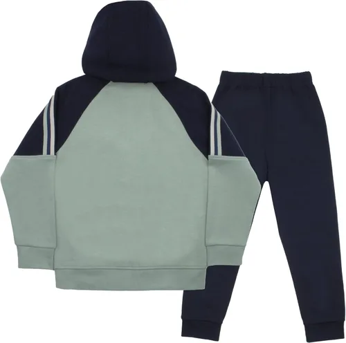 Vista 2 de Nickelodeon Teenage Mutant Ninja Turtles - Sudadera con capucha y pantalones deportivos con cremallera para niños, paquete de 2 unidades, conjunto