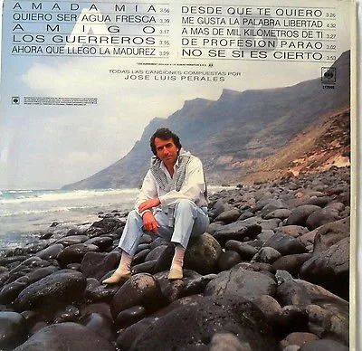 Vista 2 de LP JOSE LUIS PERALES SUENO DE LIBERTAD- CBS PRESS COLOMBIA 1987 RARE