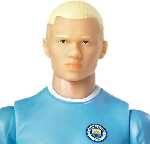 Vista 4 de Sockers Banbo Toys Manchester City F.C. Erling Haaland - Figura de acción de fútbol coleccionable de 8 pulgadas