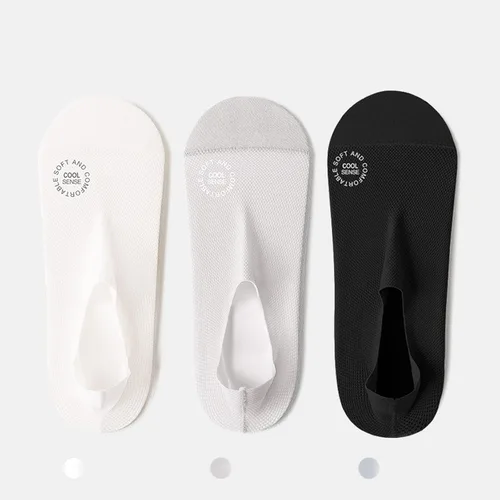 Vista 4 de Calcetines ultrafinos sin costuras antideslizantes de nylon para mujer, invisibles, ligeros y transpirables, paquetes de 3, 4 y 6 pares
