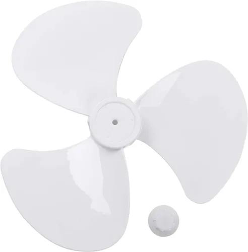 Vista 15 de Reemplazo de la hoja del ventilador de plástico para ventilador de pie ventilador de mesa accesorios generales con cubierta de tuerca negro A 10