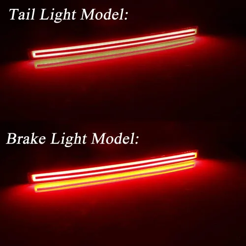 Vista 3 de para 2014 2015 2016 2017 2018 2019 Chevrolet Chevy Corvette C7 Reflector de parachoques trasero, luces de freno, lente roja, luces antiniebla LED