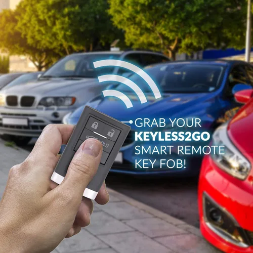 Vista 6 de Keyless2Go Reemplazo para llave inteligente de proximidad de 4 botones para Cadillac NBG009768T 2856929