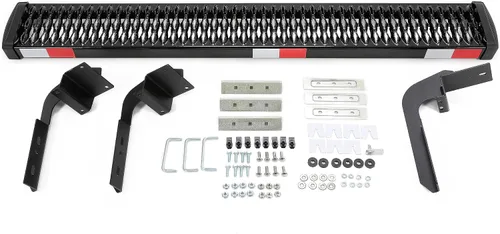 Vista 8 de HECASA Grip Step 55-1/2 pulgadas de acero compatible con Ford Transit 150/250/350 2015 hasta el presente Ford Transit 150/250/350 - Estribo lateral