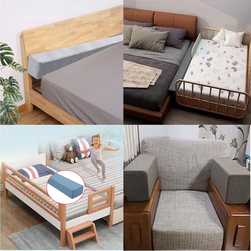 Vista 7 de Relleno de huecos de cama personalizado, relleno de colchón de cama suave y cómodo, relleno de colchón de cama de tamaño personalizado, relleno