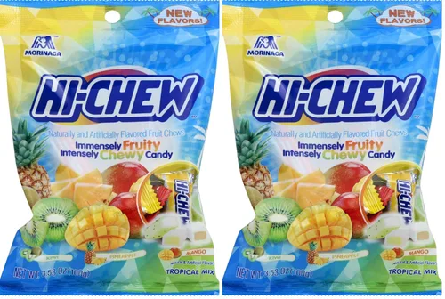 Vista 4 de Hi-Chew Bolsas, Mezcla Tropical, 3.53 oz