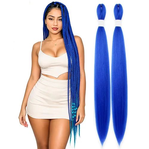 Vista 66 de Cabello trenzado burdeos, 10 pulgadas, 4 paquetes Cabello preestirado, trenzas de ganchillo cortas y rectas, textura Yaki, fibra sintética