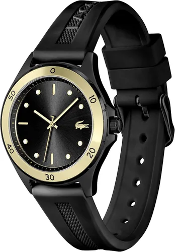 Vista 2 de Lacoste Reloj de cuarzo oscilante para mujer, Negro, Reloj de cuarzo