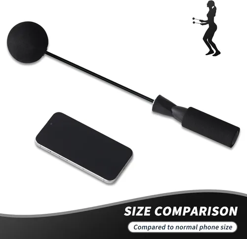 Vista 6 de Cuerda de saltar inalámbrica para hombres y mujeres Non-tangling, comfortable handle, built-in high-speed bearing, fast rotation,no injury