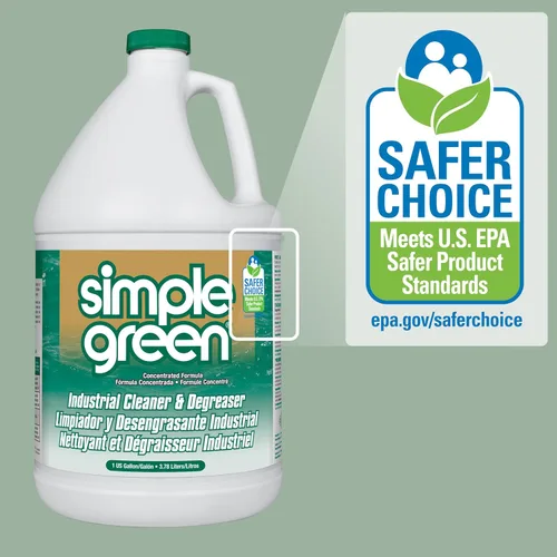 Vista 8 de Simple Green 13005CT, limpiador y desengrasante industrial concentrado, botella de 1 galón, Blanco, 1