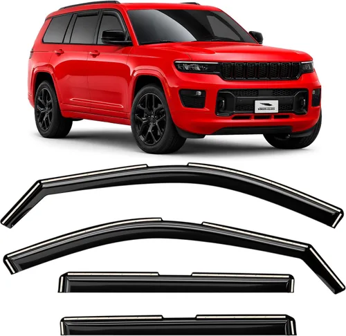 Vista 36 de Voron Glass in-Channel Rain Guards for Chevy Equinox 2018-2024 Para Equinox 18-24