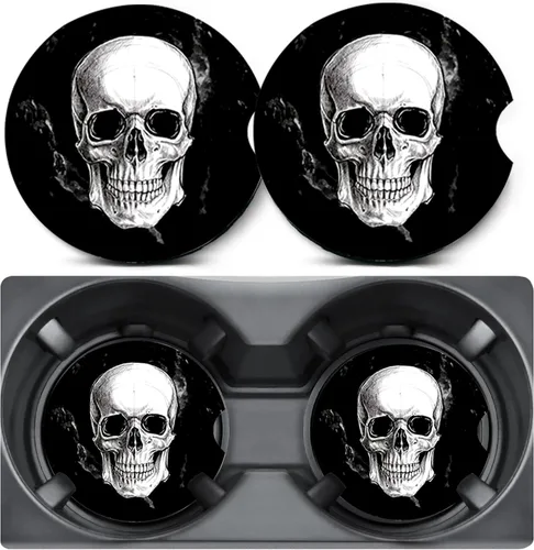 Vista 39 de Paquete de 2 posavasos para automóvil para portavasos, posavasos para portavasos de automóvil Trio Cats, tapete de goma antideslizante