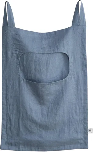 Vista 7 de Amazhiyu 100 % lino para colgar en la puerta de la ropa sucia, 19 x 27 pulgadas (negro)